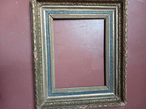 Cadre ancien bois doré 19e - ancien,
