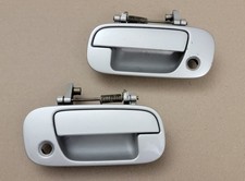 97-01 HONDA PRELUDE DRIVER AND PASSENGER EXTERIOR DOOR HANDLE SET SILVER G81