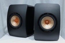 Paire d'enceintes bibliothèque KEF LS50 50th ANNIVERSARY noir fonctionnel con...