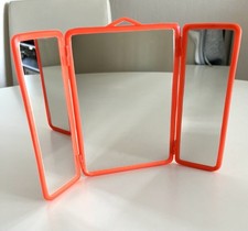 Miroir de barbier triptyque
