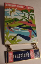 #3033 Disneyland hotel pin LE 750 dangle 2006 excellent