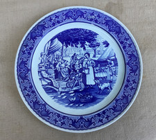 Grand plat ancien signé Delft