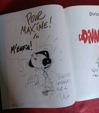LE DIVAN DE LA BD Pastiches HS + dédicacé Dirick EO 1999 Pictoris Studio