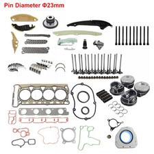 4x Piston Kit de Réparation Ø23mm pour Audi A3 A4 A6 Golf Passat 2.0 TSI CCZ CDN