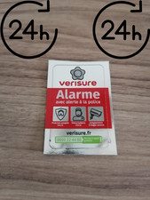 Autocollant 4 X 2,5cm modèle 2025 alarme VERISURE NEUF