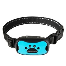 Collier Anti Aboiement Rechargeable pour Chiens avec Bip Vibrant à Ultrasons USB