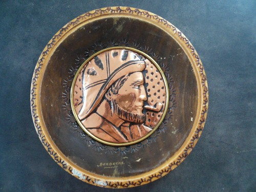 Assiette bois décorative 22cm