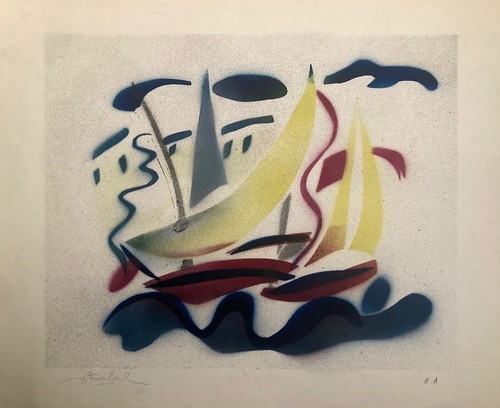 Edgar stoëbel lithographie - stoëbel,