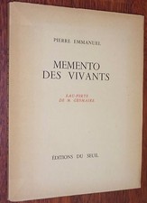 Pierre Emmanuel MEMENTO DES