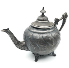 Théière en Étain Ancienne