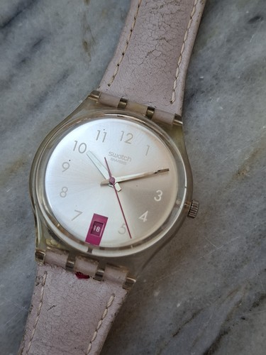 Montre swatch pink lady swiss - montre,