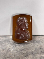 Camée - Cornaline - Mozart Wolfgang Amadeus - Portrait Buste Profil Homme  19ème