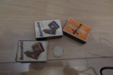 3 Antique Matchbox Empty Tobacco Cigarette Cigar MERCATOR Pub