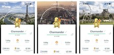 Pokémon Go Stamp - Shiny Charmander Background Paris - Trade 20K Stardust or PTC