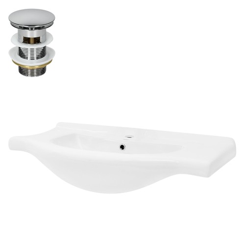 Lavabo encastré céramique