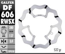 Disque de frein avant Galfer WAVE FIXED GROVD OVERSIZE 280x3mm KTM 400 EXC 2004