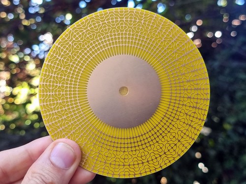 Disque cymatique radionique - cymatique,