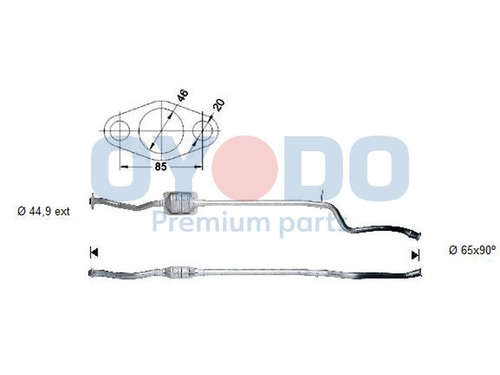 Catalyseur pour citroën - pour,
