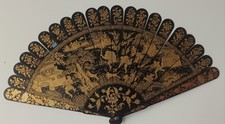 Éventail chinois ancien XIXe