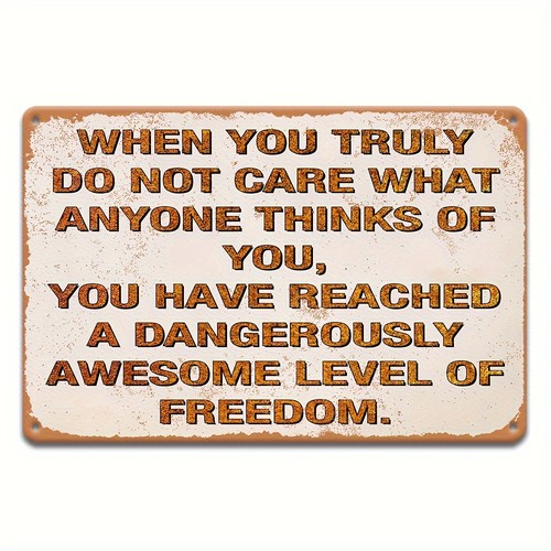 Vintage metal sign 8x12 - metal,