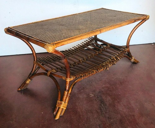 Table base osier tressées - base,