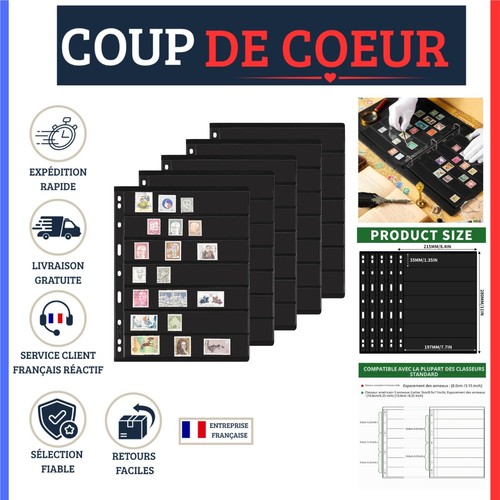 Feuilles album timbres - , 5