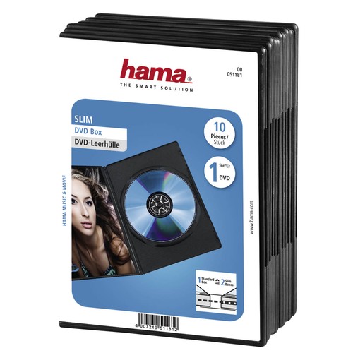 Boitiers dvd slim - 10,