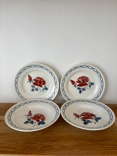 Lot deux assiettes plates - lot, de