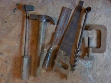 Lot anciens outils menuiserie