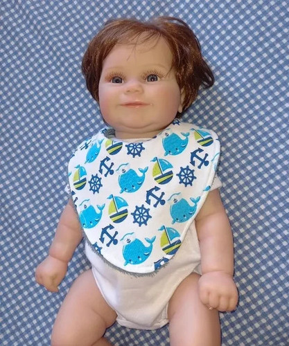 Bavoir bandana bebe tissu - bandana.,