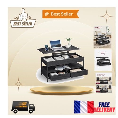 Table basse avec rangement - basse,