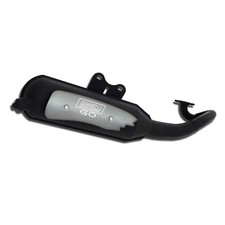 ECHAPPEMENT COMPLET GIANNELLI GO 50 INOX NOIR POUR YAMAHA STING 50 1995 > 2001