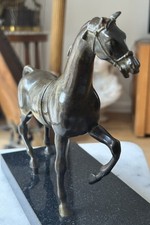 Sculpture Ancienne, Cheval En Bronze