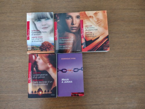 Lot romans 5 livres - 9,