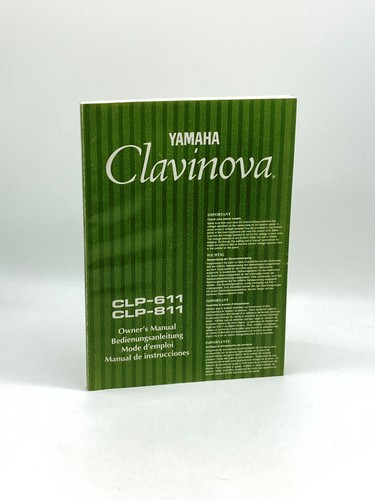 Yamaha clavinova owner - yamaha, owner's