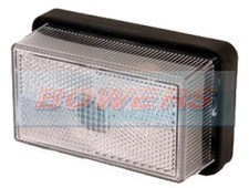 Rubbolite White Clear Front Marker Light For Ifor Williams Brian James Trailer