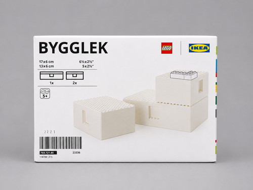 Boîtes lego ikea bygglek - boîtes, lego®