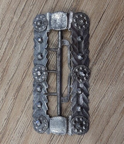 Boucle ceinture acier poli - , /