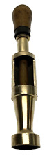 Antique 18th century bronze and wood bottle mouth plug