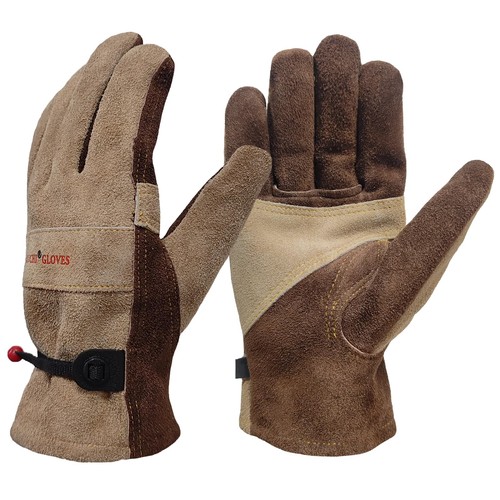Gants cuir pour jardinage