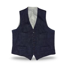 Polo Ralph Lauren Waistcoat Vest Linen 42 R