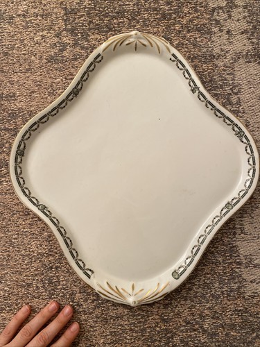 Plat porcelaine fuisseaux - plat,