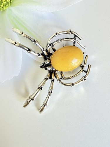 Broche pendentif araignée - broche-pendentif, –