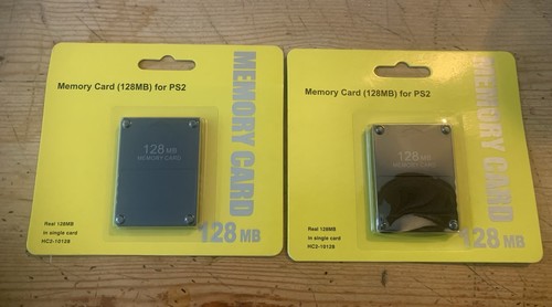 Lot carte mémoire ps2 - de,