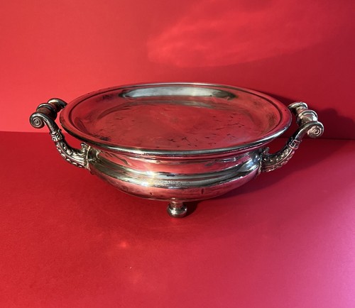 Chauffe plat métal - , argenté