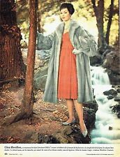 Advertising 067 1959 Revillon Emba Fur Mink Coat Cerulan