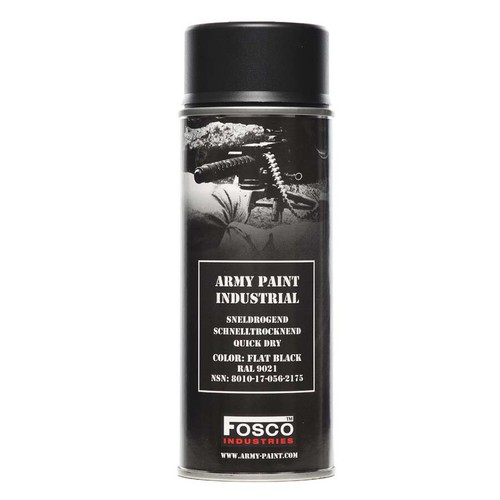 Bombe peinture noir plat - peinture,