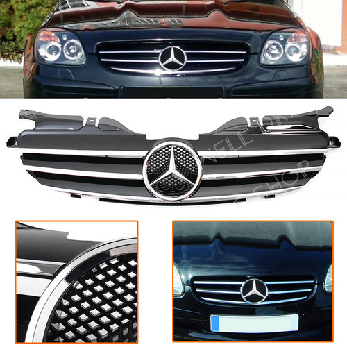 Black front grill - w/star, for