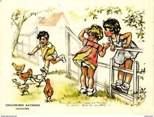 S8672 - Engraving - Germaine Bouret - 1936 - Ma p'tite ce toto spends her time at c