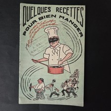 Livret Cuisine Ancien Quelques